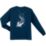 Swordfish Strike Youth Long Sleeve Shirt - Navy Blue