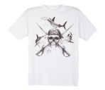 Pirate Shark Tonal Youth T-Shirt