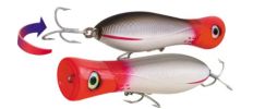 Yo-Zuri Sashimi Bull Surface Popper - 9 - Bleed Redhead