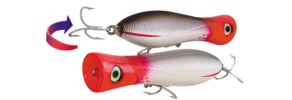 Yo-Zuri Sashimi Bull Surface Popper - 9 - Bleed Redhead