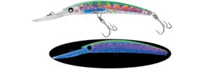 Yo-Zuri Crystal 3D Minnow Deep Diver - Holographic Rainbow Trout