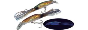 Yo-Zuri Sashimi 3D Squirt Floating - Chameleon Brown/Green Scale