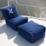 Kahuna and Ottoman - Navy Blue