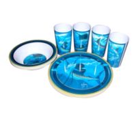 Billfish Melamine Tableware Set