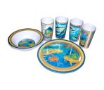 Tuna/Dorado Melamine Tableware Set