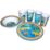 Tuna/Dorado Melamine Tableware Set