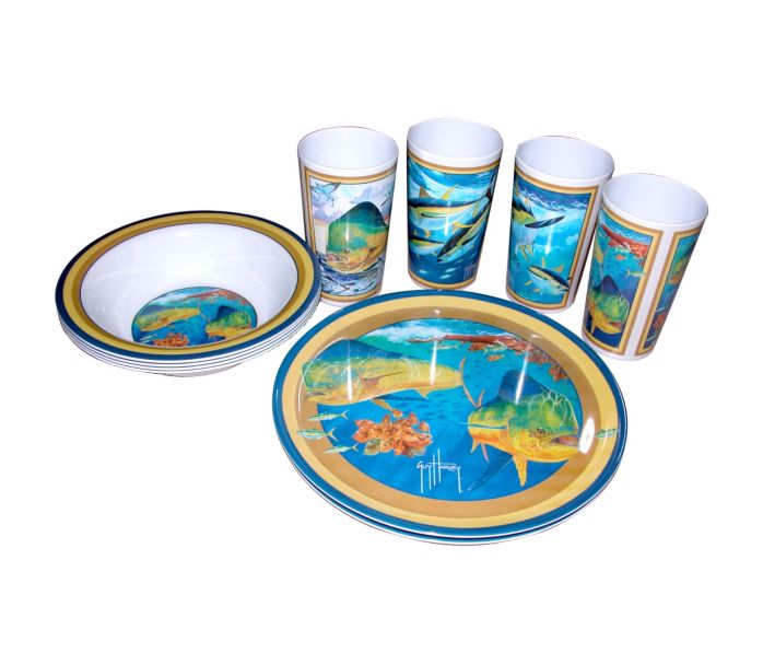 Tuna/Dorado Melamine Tableware Set