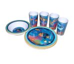 Tropical Melamine Tableware Set