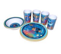 Tropical Melamine Tableware Set