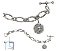 Ladies Sterling Silver Marlin Bracelet