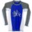 Mako Attack Boys Long Sleeve Rash Guard - Silver