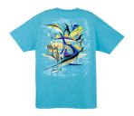 Guy Harvey Oil Rig Collage T-Shirt