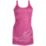 Pinstripe Tank Dress - Raspberry