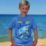Mako Shark Youth T-Shirt - Carolina Blue