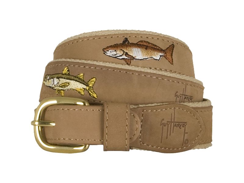 Guy Harvey Leather Belts Melton International Tackle