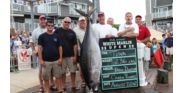 The Canyon Runner caught this 2012 White Marlin Open winning Bigeye on a medium Melton Cherry jet in "Canyon Runner" (21/28)