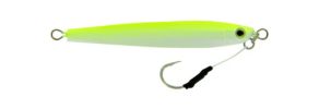Shimano Butterfly Slidend Jigs - Chartreuse/White