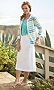 Summer Stripe Cardigan And Key Largo Skirt