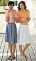 All-cotton Tees And Skirts