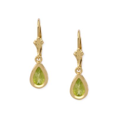 .80 ct. t.w. Peridot Earrings In 14kt Yellow Gold &mdash; Alt Image 1