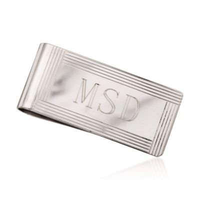 Sterling Silver Money Clip &mdash; Alt Image 1