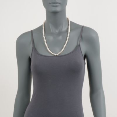 7-7.5mm Pearl Necklace With 14kt Yellow Gold Clasp &mdash; Alt Image 5