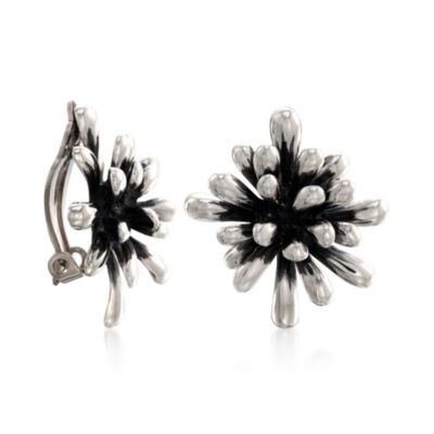Zina Sterling Silver "Fireworks" Earrings &mdash; Alt Image 3