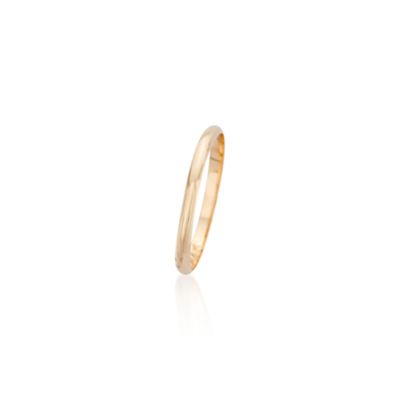 14kt Yellow Gold Child's Band Ring. Size 1 &mdash; Alt Image 2