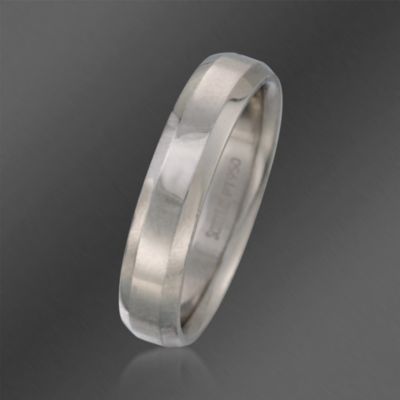 Scott Kay 5mm Men's Platinum Wedding Ring. Size 10 &mdash; Alt Image 2