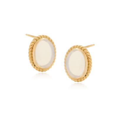 .70 ct. t.w. Opal Earrings in 14kt Yellow Gold &mdash; Alt Image 1