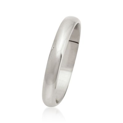 Women's 3mm Platinum Wedding Ring &mdash; Alt Image 2