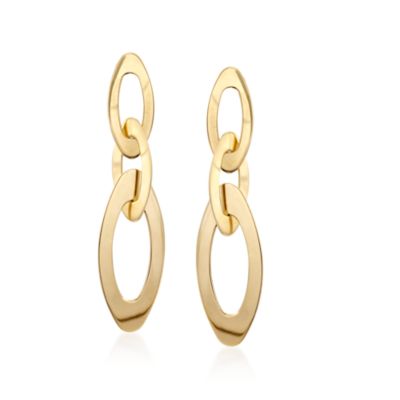 Roberto Coin "Chic & Shine" 18kt Yellow Gold Earrings With Ruby &mdash; Alt Image 1
