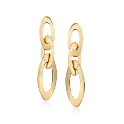 Roberto Coin "Chic & Shine" 18kt Yellow Gold Earrings With Ruby. Dangle Earrings &mdash; Alt Image 1