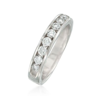 .75 ct. t.w. 10-Stone Diamond Wedding Ring in Platinum &mdash; Alt Image 3