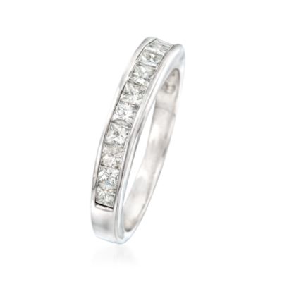 1.00 ct. t.w. Diamond Wedding Ring In 14kt White Gold &mdash; Alt Image 2