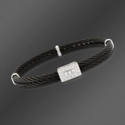 Charriol .50 ct. t.w. Diamond Bracelet In 18kt White Gold &mdash; Alt Image 1