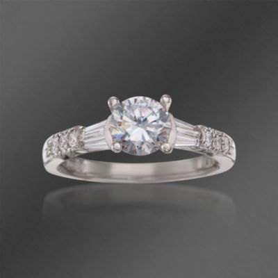 Scott Kay .58 ct. t.w. Diamond Engagement Ring Setting in Platinum &mdash; Alt Image 1