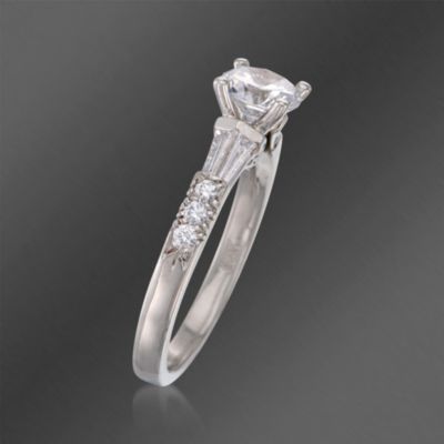 Scott Kay .58 ct. t.w. Diamond Engagement Ring Setting in Platinum &mdash; Alt Image 3