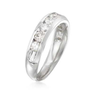 1.00 ct. t.w. Diamond Wedding Ring in 14kt White Gold &mdash; Alt Image 3