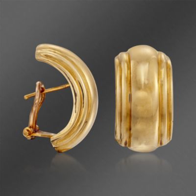 Roberto Coin 18kt Yellow Gold Thumbnail Earrings      &mdash; Alt Image 3