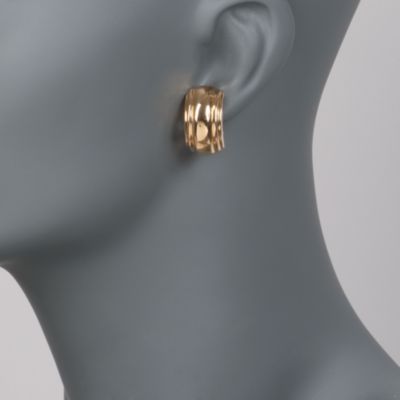 Roberto Coin 18kt Yellow Gold Thumbnail Earrings      &mdash; Alt Image 2