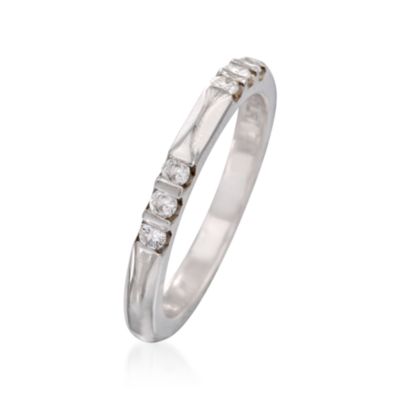 .20 ct. t.w. Diamond Wedding Ring in Platinum. Size 7 &mdash; Alt Image 2
