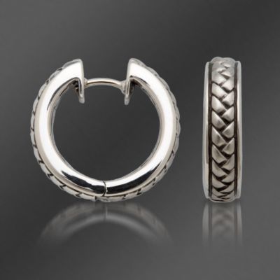 Scott Kay Sterling Silver Hoop Earrings &mdash; Alt Image 1
