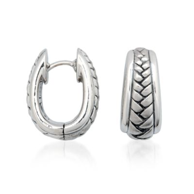 Scott Kay Sterling Silver Hoop Earrings  &mdash; Alt Image 1