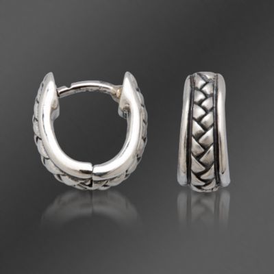 Scott Kay Sterling Silver Hoop Earrings &mdash; Alt Image 1