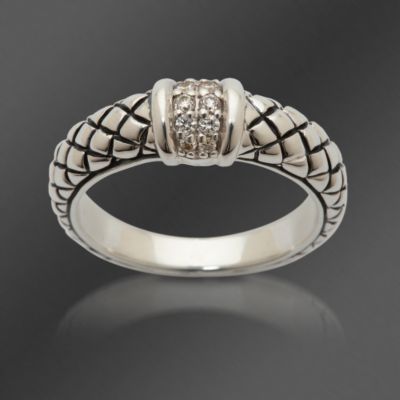 Scott Kay .13 ct. t.w. Diamond Ring in Sterling Silver &mdash; Alt Image 1