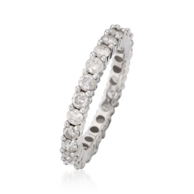 2.15 ct. t.w. Diamond Eternity Band in 18kt White Gold. Size 9 &mdash; Alt Image 3