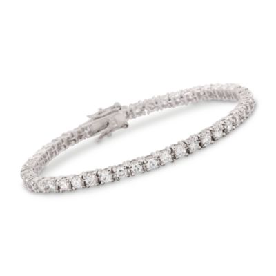 4.50 ct. t.w. CZ Round Tennis Bracelet In Sterling Silver &mdash; Alt Image 1