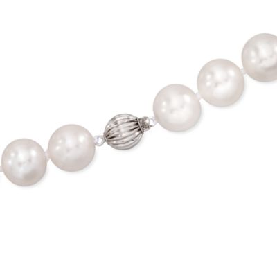 11-12mm Cultured Pearl Necklace in 14kt White Gold &mdash; Alt Image 7