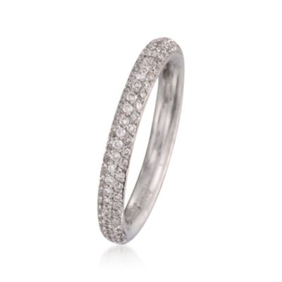 .85 ct. t.w. Diamond Eternity Band in 18kt White Gold. Size 7 &mdash; Alt Image 3